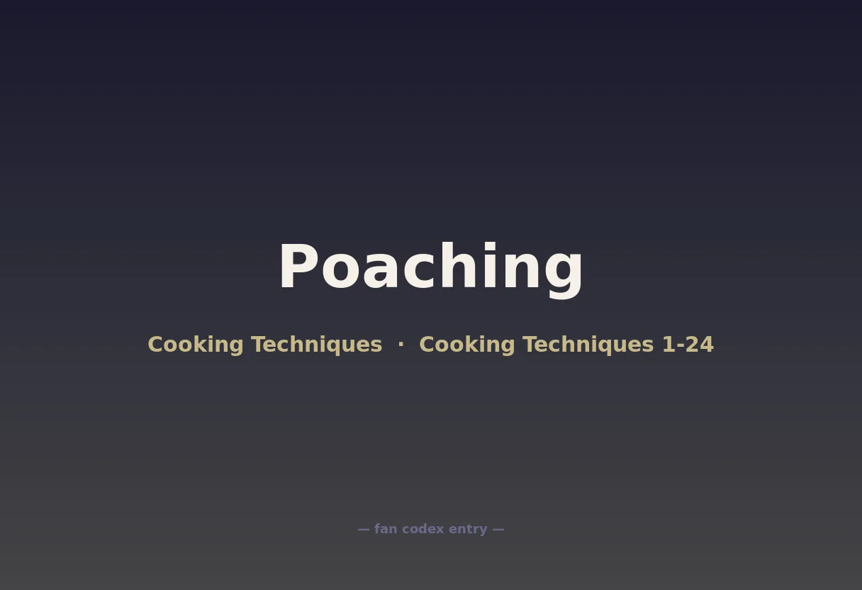 Poaching
