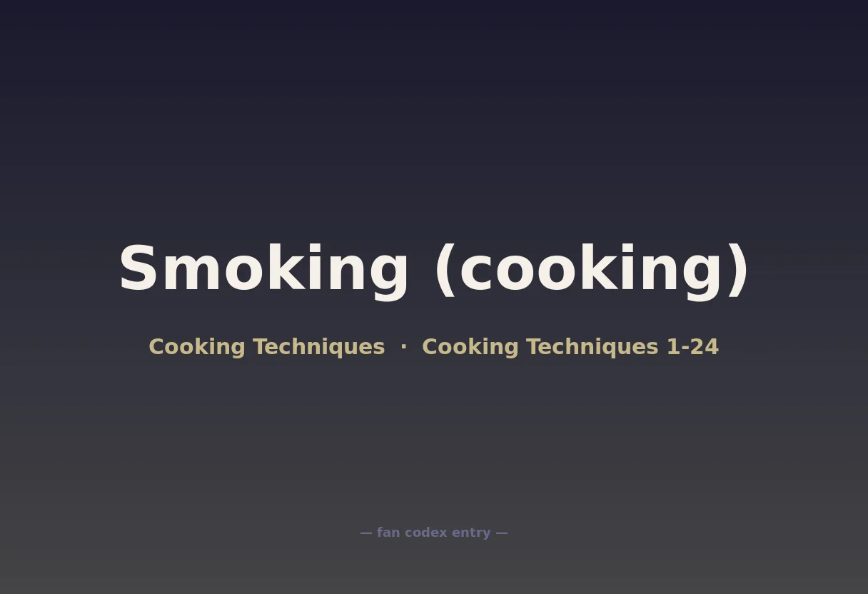 Smoking (cooking)