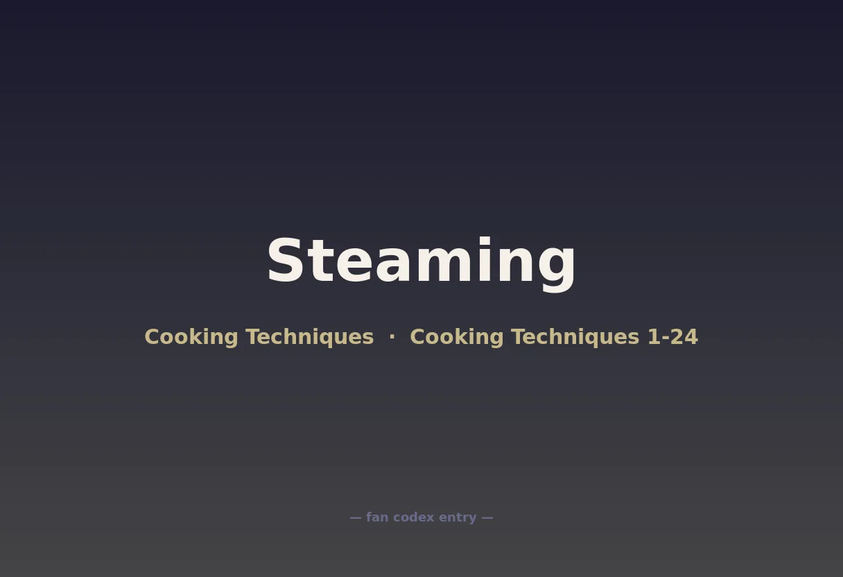 Steaming