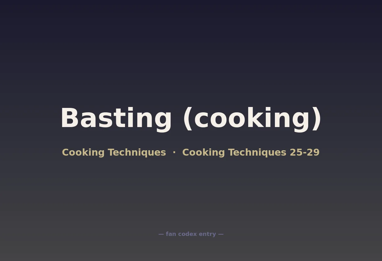 Basting (cooking)